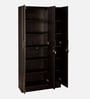Kibo 3 Door Wardrobe In Wenge Finish With Adjustable Shelves