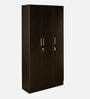 Kibo 3 Door Wardrobe In Wenge Finish With Adjustable Shelves