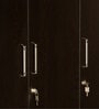 Kibo 3 Door Wardrobe In Wenge Finish With Adjustable Shelves