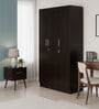 Kibo 3 Door Wardrobe In Wenge Finish With Adjustable Shelves