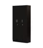 Kibo 3 Door Wardrobe In Wenge Finish With Drawer & Adjustable Shelves