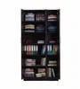 Kibo 3 Door Wardrobe In Wenge Finish With Drawer & Adjustable Shelves
