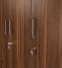 Kibo 3 Door Wardrobe With Adjustable Shelf In Lyon Walnut Finish