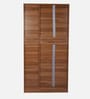 Kibo 3 Door Wardrobe With Adjustable Shelf In Lyon Walnut Finish