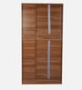 Kibo 3 Door Wardrobe With Adjustable Shelf In Lyon Walnut Finish