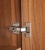 Kibo 3 Door Wardrobe With Adjustable Shelf In Lyon Walnut Finish