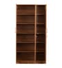 Kibo 3 Door Wardrobe With Adjustable Shelf In Lyon Walnut Finish