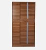 Kibo 3 Door Wardrobe With Adjustable Shelf In Lyon Walnut Finish