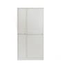 Kibo 3 Door Wardrobe With Adjustable Shelf In Off White Finish