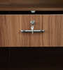 Kibo 5 Door Wardrobe In Lyon Walnut Finish With Adjustable Shelf & Drawer