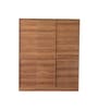 Kibo 5 Door Wardrobe In Lyon Walnut Finish With Adjustable Shelf & Drawer