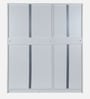 Kibo 5 Door Wardrobe In Off White Finish With Adjustable Shelf & Drawer