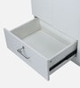 Kibo 5 Door Wardrobe With Adjustable Shelf In Off White With Mirror & Drawer