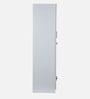 Kibo 5 Door Wardrobe With Adjustable Shelf In Off White With Mirror & Drawer