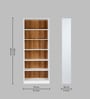 Kibo 6-Tier Bookshelf In Lyon Walnut Finish