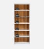 Kibo 6-Tier Bookshelf In Lyon Walnut Finish