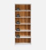 Kibo 6-Tier Bookshelf In Lyon Walnut Finish