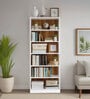 Kibo 6-Tier Bookshelf In Lyon Walnut Finish