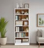 Kibo 6-Tier Bookshelf In Lyon Walnut Finish