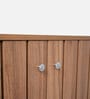 Kibo 9-Pairs Shoe Cabinet with 2 Doors In Lyon Walnut Finish