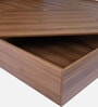 Kibo King Size Bed In Lyon Walnut Finish With Box Storage