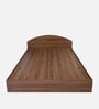 Kibo Queen Size Bed In Lyon Walnut Finish With Box Storage