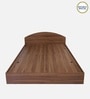 Kibo Queen Size Bed In Lyon Walnut Finish With Box Storage