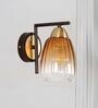 Kichler Metal & Glass Wall Light (Brass & Wood)