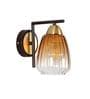 Kichler Metal & Glass Wall Light (Brass & Wood)