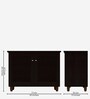Kico Shoe Cabinet in Dark Wenge Finish