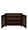 Kico Shoe Cabinet in Dark Wenge Finish