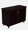 Kico Shoe Cabinet in Dark Wenge Finish