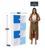 Kids' Display Unit cum Book case in Blue & White Colour