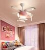 Kids  Helicopter Ceiling Fan with Light   Pink (With Remote)