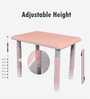 Kids Activity Table & Chair Set In Pink Colour
