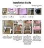 Kids Activity Table & Chair Set In Pink Colour