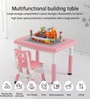 Kids Activity Table & Chair Set In Pink Colour