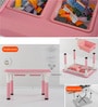 Kids Activity Table & Chair Set In Pink Colour