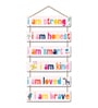 Kids Affirmation Quotes Wooden Wall Hanging