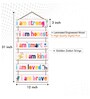Kids Affirmation Quotes Wooden Wall Hanging