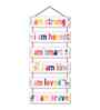 Kids Affirmations, I Am Smart Kind Strong Honest Brave Loved Wall Hanging
