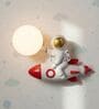 Kids Astronaut Rocket Wall Light