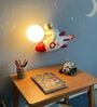 Kids Astronaut Rocket Wall Light