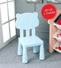 Kids Baby Kids Chair Set Of 2 Blue In Blue Colour