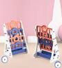 Plastic Kids Bookshelf in Pink & Blue Colour with 5 Tier