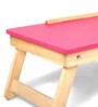 Kids Study Table in Pink Colour