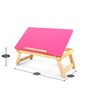 Kids Study Table in Pink Colour