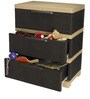 Kids Freedom Chester-13 With 3 Drawers in Weather Brown & Biscuit Colour