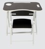 Kids Metal Activity Table in Black Colour With Chair
