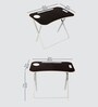 Kids Metal Activity Table in Black Colour With Chair
